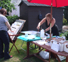 Painting at the Fete