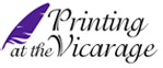 Printing at the Vicarage logo