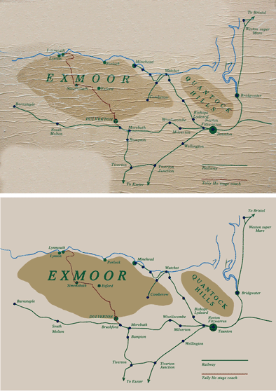 Dulverton Railway Map