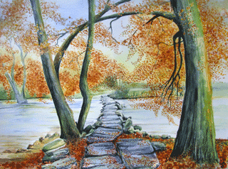 Tarr Steps Autumn